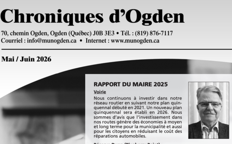 Chroniques d&rsquo;Ogden, mai et juin 2026